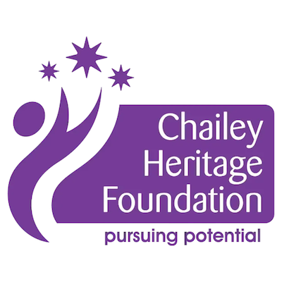 chailey heritage foundation logo, purple on white background