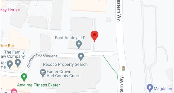 Exeter Clinical negligence Office Location