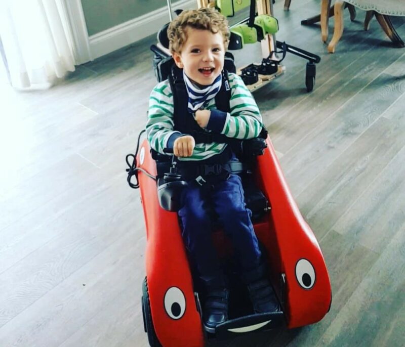 Jack in his Wizzybug