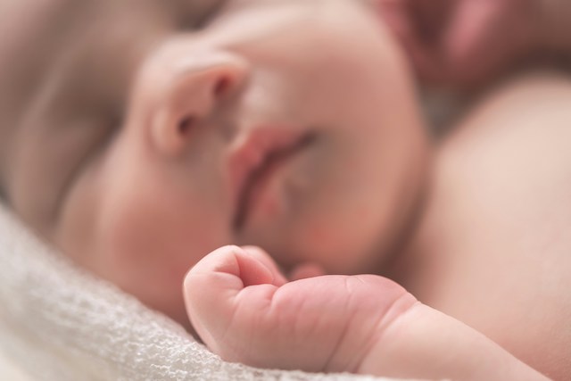 baby close up during maternity Leeds